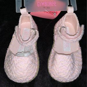 New Gymboree 03 Baby Girls Dress Shoes Crochet Espadrille Pink